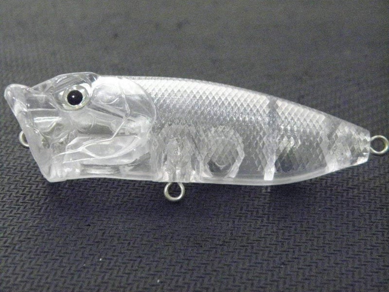 wLure 10 Blank Unpainted Minnow Crankbait Topwater Lipless Jerkbait Fishing Lures V3 (UPT605P10) - Image 4